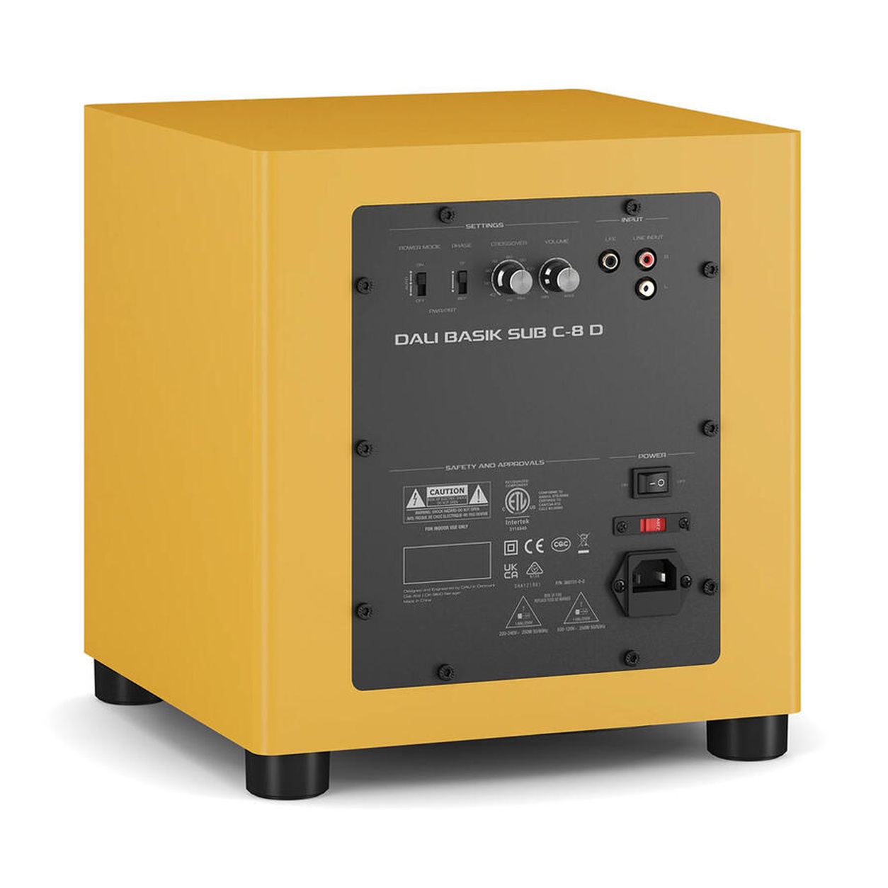 Dali BASIK SUB Aktives Subwoofer-System Golden Yellow – Bild 4