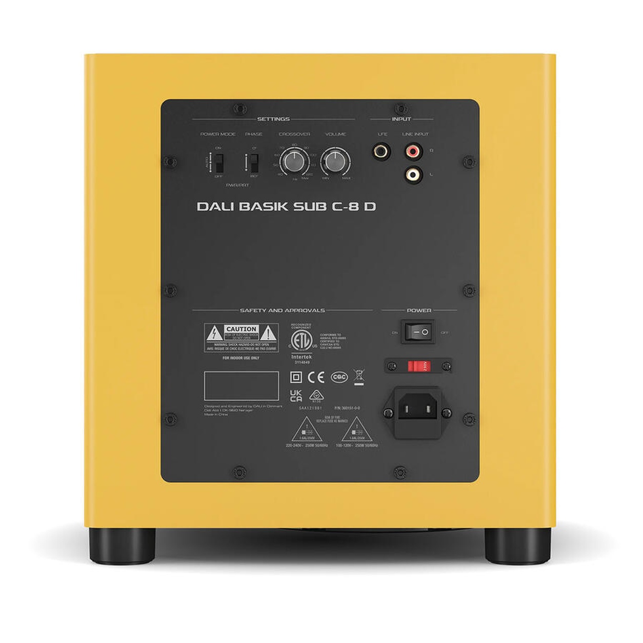 Dali BASIK SUB Aktives Subwoofer-System Golden Yellow – Bild 2