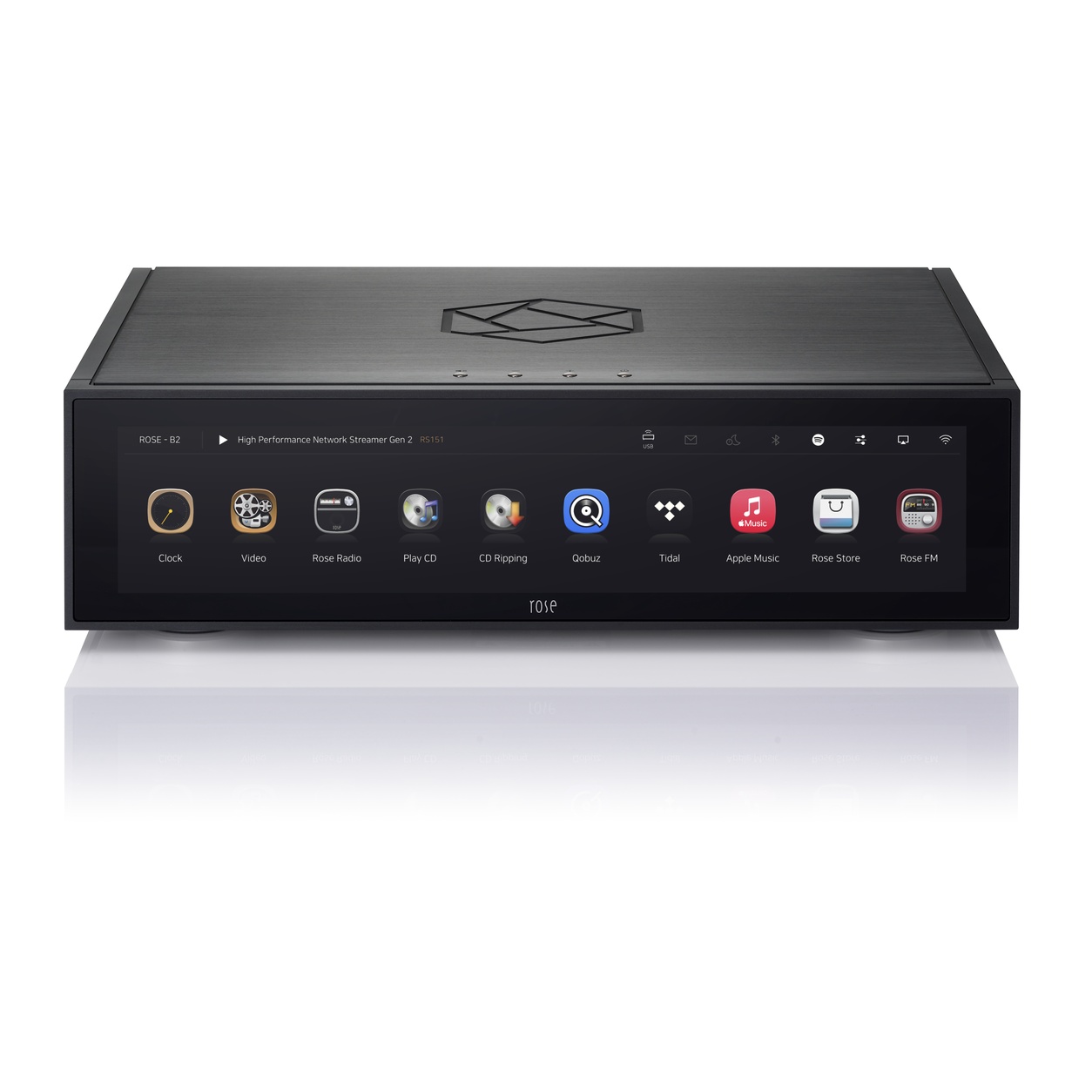 HiFi ROSE RS151 High-End Netzwerk-Streamer & DAC Schwarz
