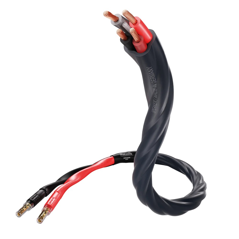 Inakustik Excellence S25 Speaker 425 Single-Wire with BFA Banana 2x 3.0 Meter