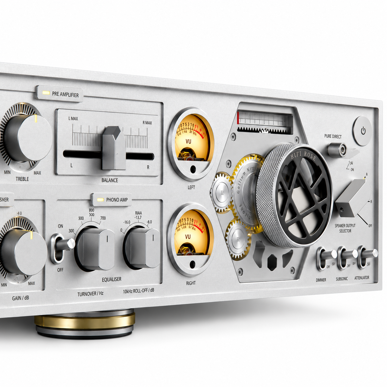 HiFi ROSE RA180 Integrierter High-End-Vollverstärker Silber – Bild 5