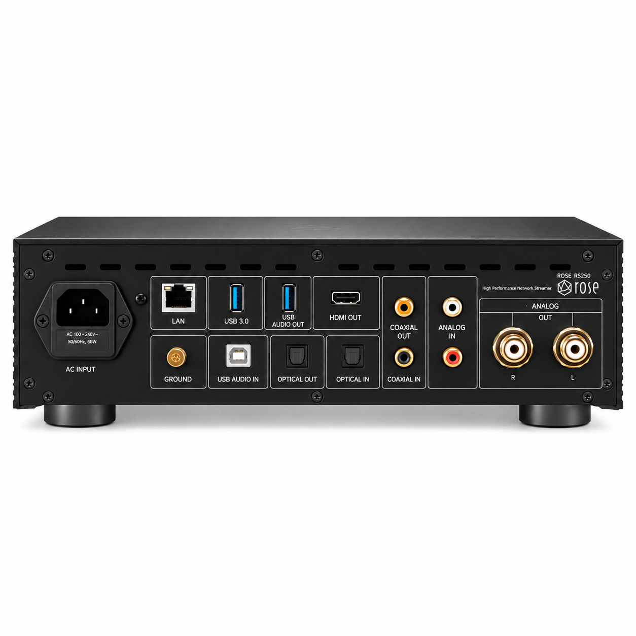 HiFi ROSE RS250 – High-End Netzwerk-Streamer und DAC Schwarz – Bild 2